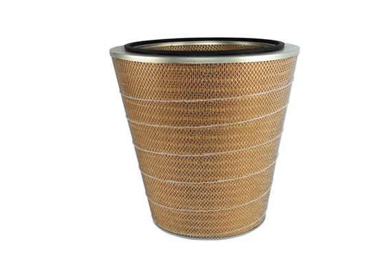 라운드 엔진 공기 필터 원소 88mm-2000mm 폭 주름 간격
