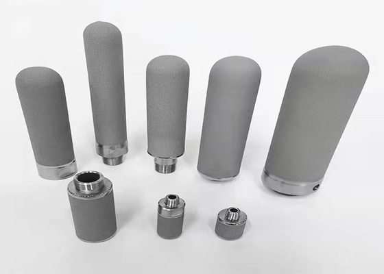 0.2-300 μ Ｍ 다층 스테인레스강 필터 요소 분말 소결된 회로망 필터 요소