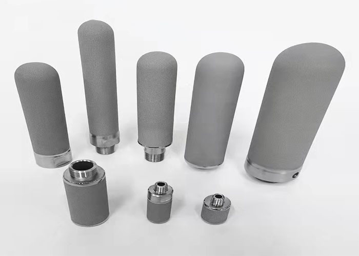 0.2-300 μ Ｍ 다층 스테인레스강 필터 요소 분말 소결된 회로망 필터 요소